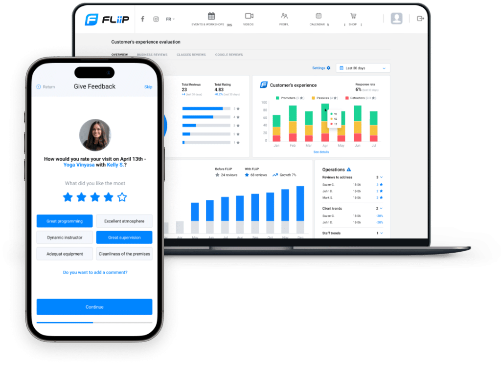 Yoga studio scheduling software