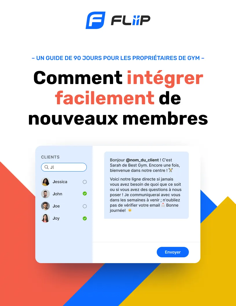 Couverture du playbook FLiiP d'accueil des nouveaux membres sur 90 jours