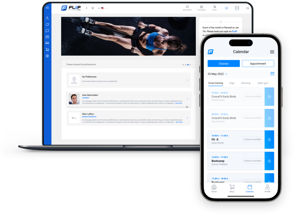 gym online booking system